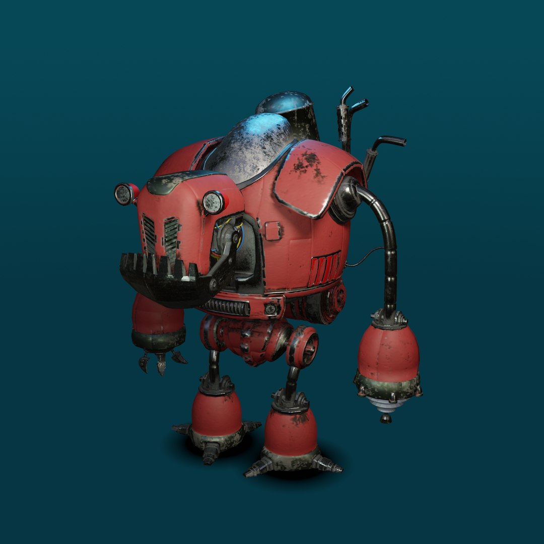 Robot Stylized 3D Model - TurboSquid 2243344