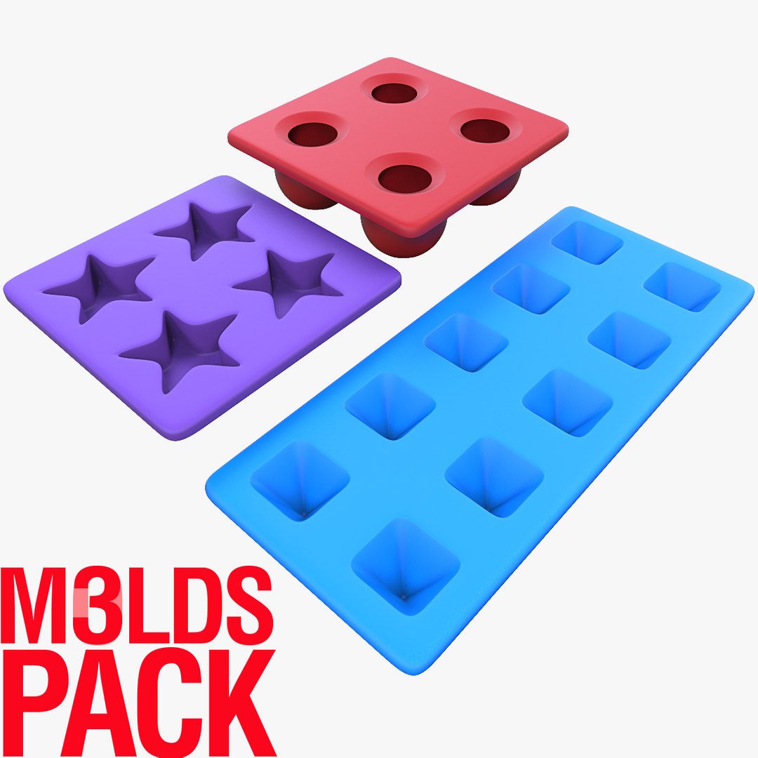 molds ice pack 3d model
