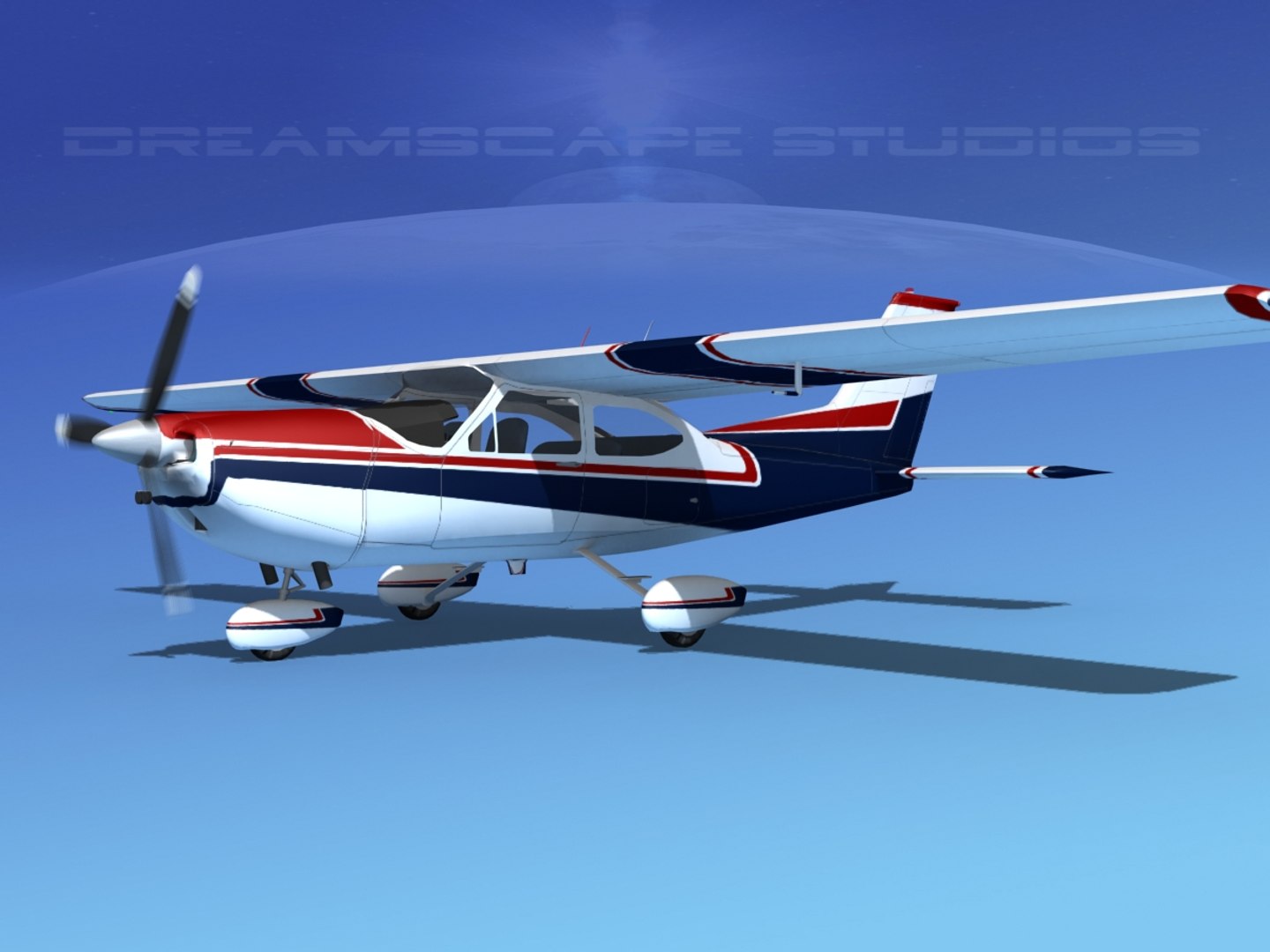 3d Cessna 177 Cardinal Model