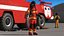 3D rigged firefighters 2 fighter