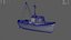 3D fishing boat model