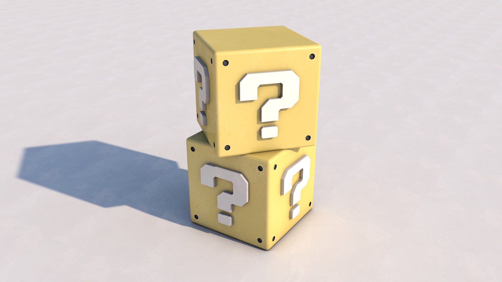 Block Mario Model - TurboSquid 1167897