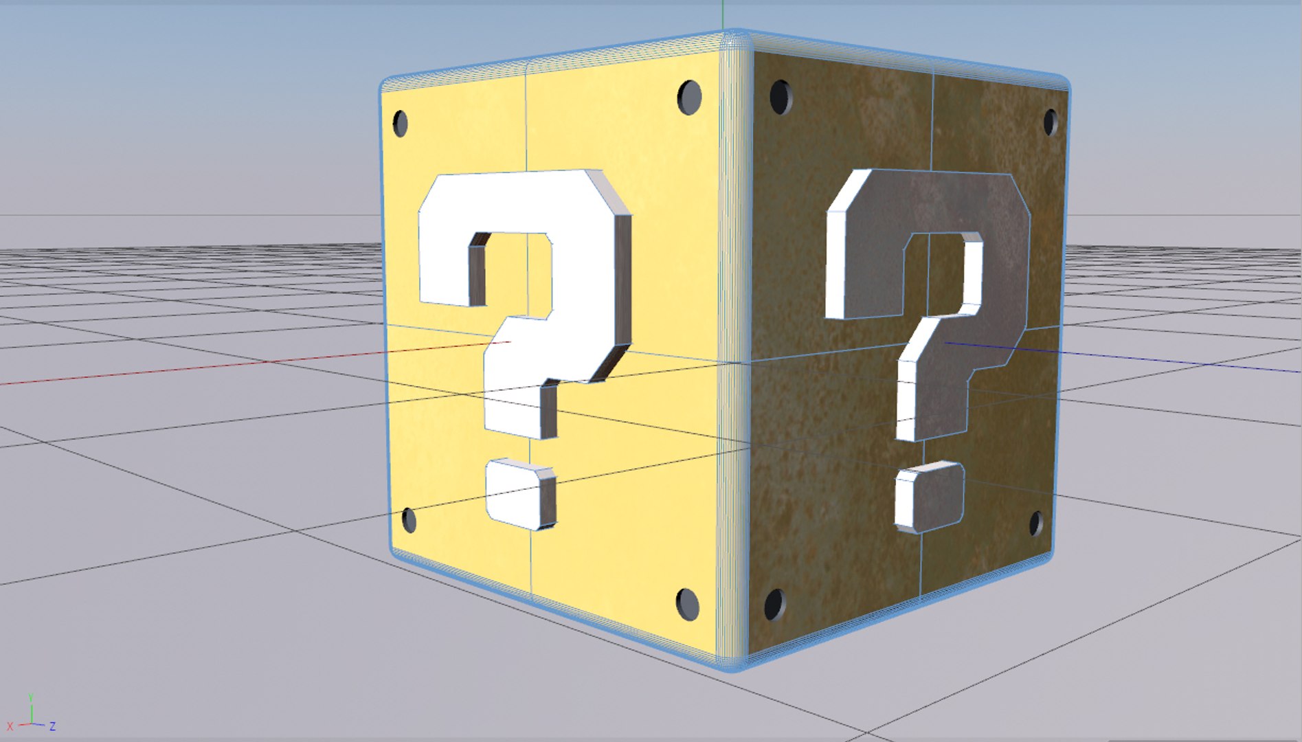 Block Mario Model - TurboSquid 1167897