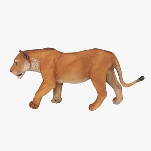 3d model lioness lion