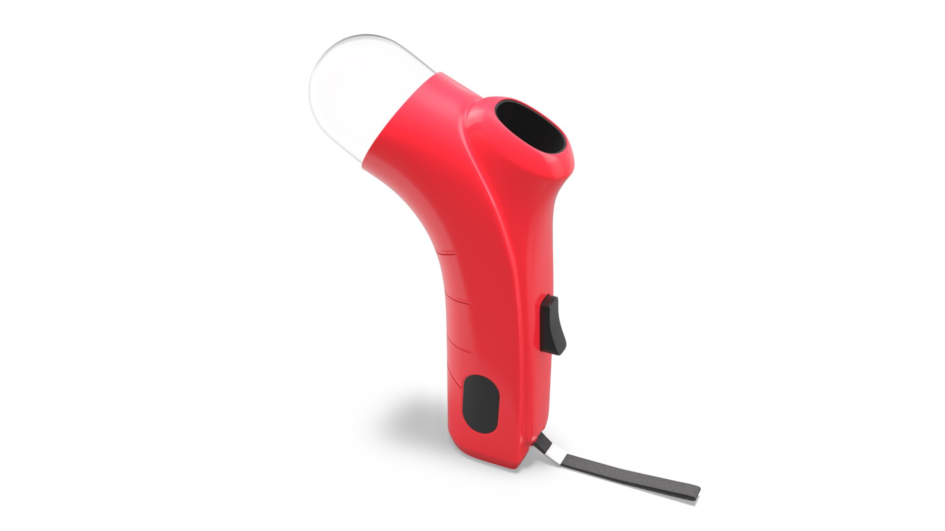 Dog Snack Training Gun Red 3D model preview