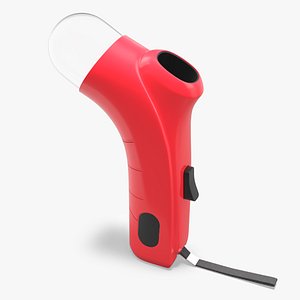 Dog Snack Training Gun Red 3D model