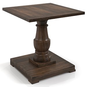 Stratford 26 Inch Pedestal End Table model