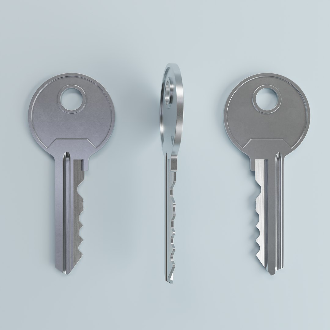 3D Key 1 Model - TurboSquid 1989114