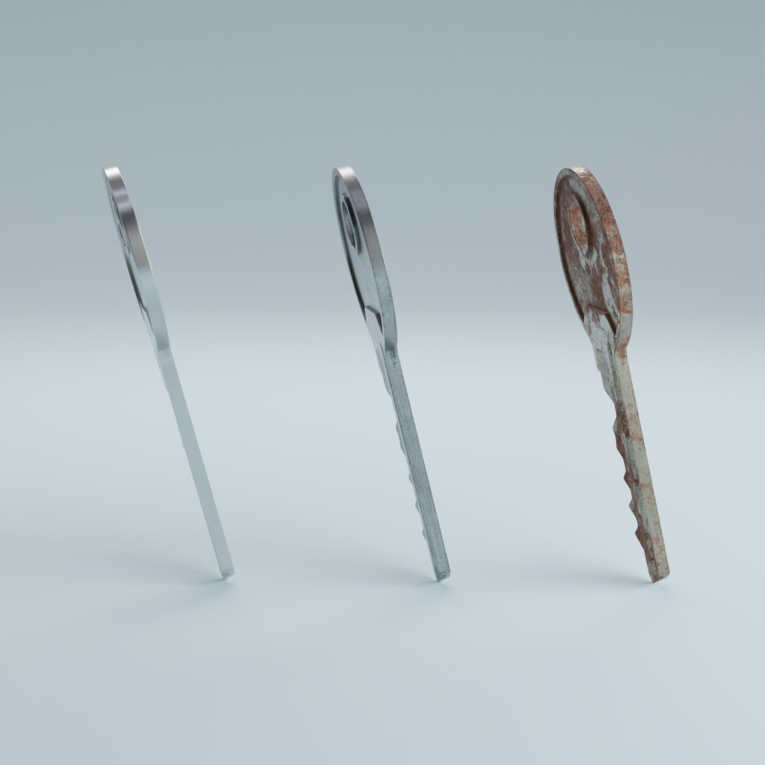3D Key 1 Model - TurboSquid 1989114