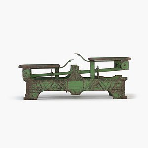 Old Balance Scale - Animated PBR