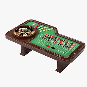 3d model of roulette table