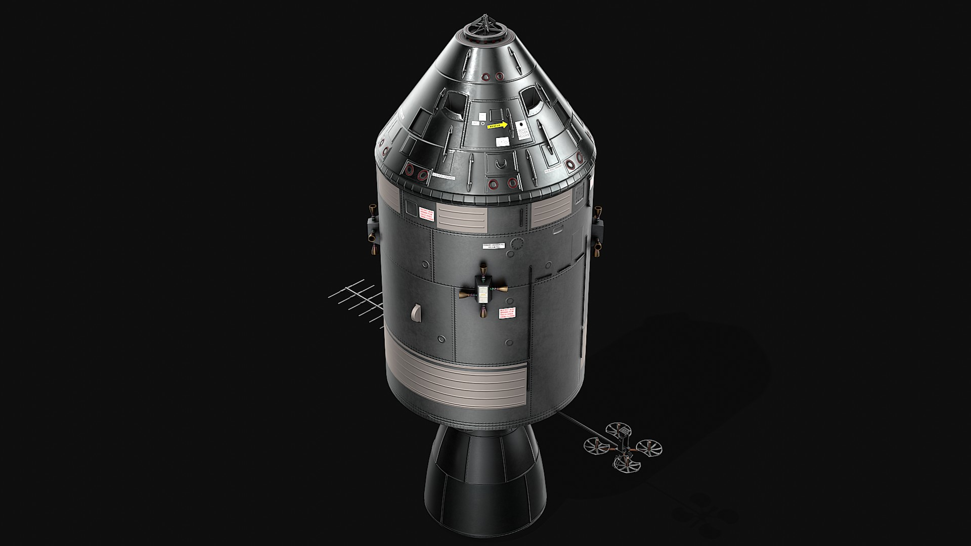 Apollo Command And Service Module 3D Model - TurboSquid 2191279