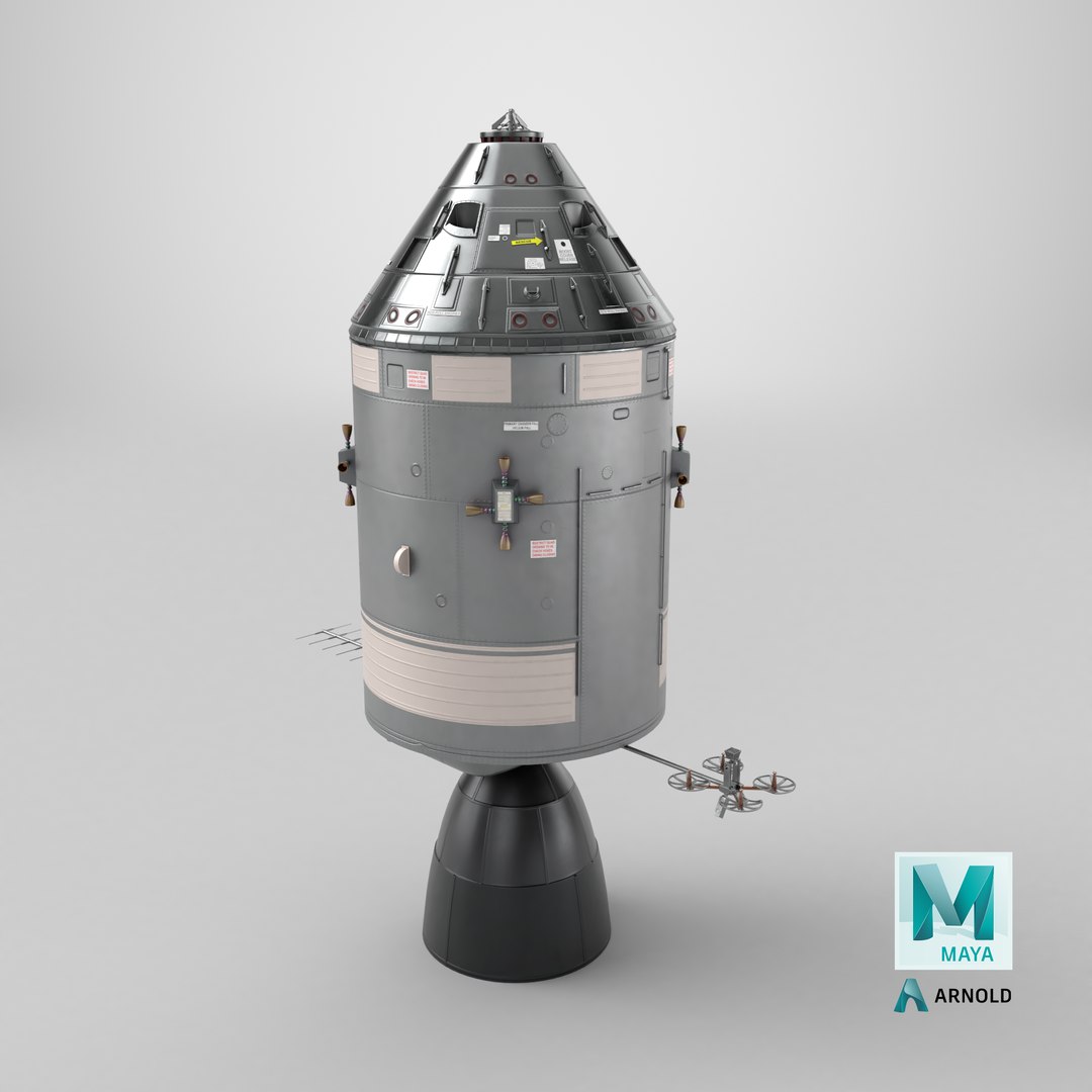 Apollo Command And Service Module 3D model https://p.turbosquid.com/ts-thumb/pl/ZoYqsQ/LX/stemcell_maya_arnold_render/png/1722540418/1920x1080/fit_q87/31935326d699fee87afce0d6c66c6b7f7d8224ab/stemcell_maya_arnold_render.jpg