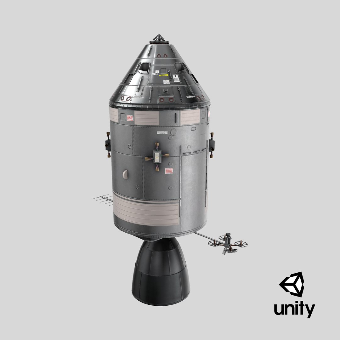 Apollo Command And Service Module 3D model https://p.turbosquid.com/ts-thumb/pl/ZoYqsQ/fi/stemcell_unity_render/png/1722540432/1920x1080/fit_q87/c31c951a0536df2d0427b8e91944e5ec3f99f2f2/stemcell_unity_render.jpg
