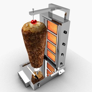 Macchina per kebab del doner Modello 3D $45 - .unknown .dwg .max .obj .stl  - Free3D