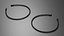 Unisex Black Spring Wave Headband