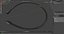 Unisex Black Spring Wave Headband