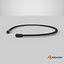 Unisex Black Spring Wave Headband