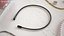 Unisex Black Spring Wave Headband