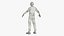 Service Cashier Staff Clothing on Man Fur for Cinema 4D