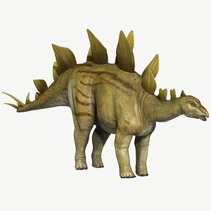 stegosaurus 3d obj