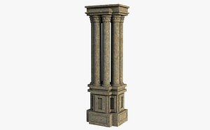 Pillars Column 3D model