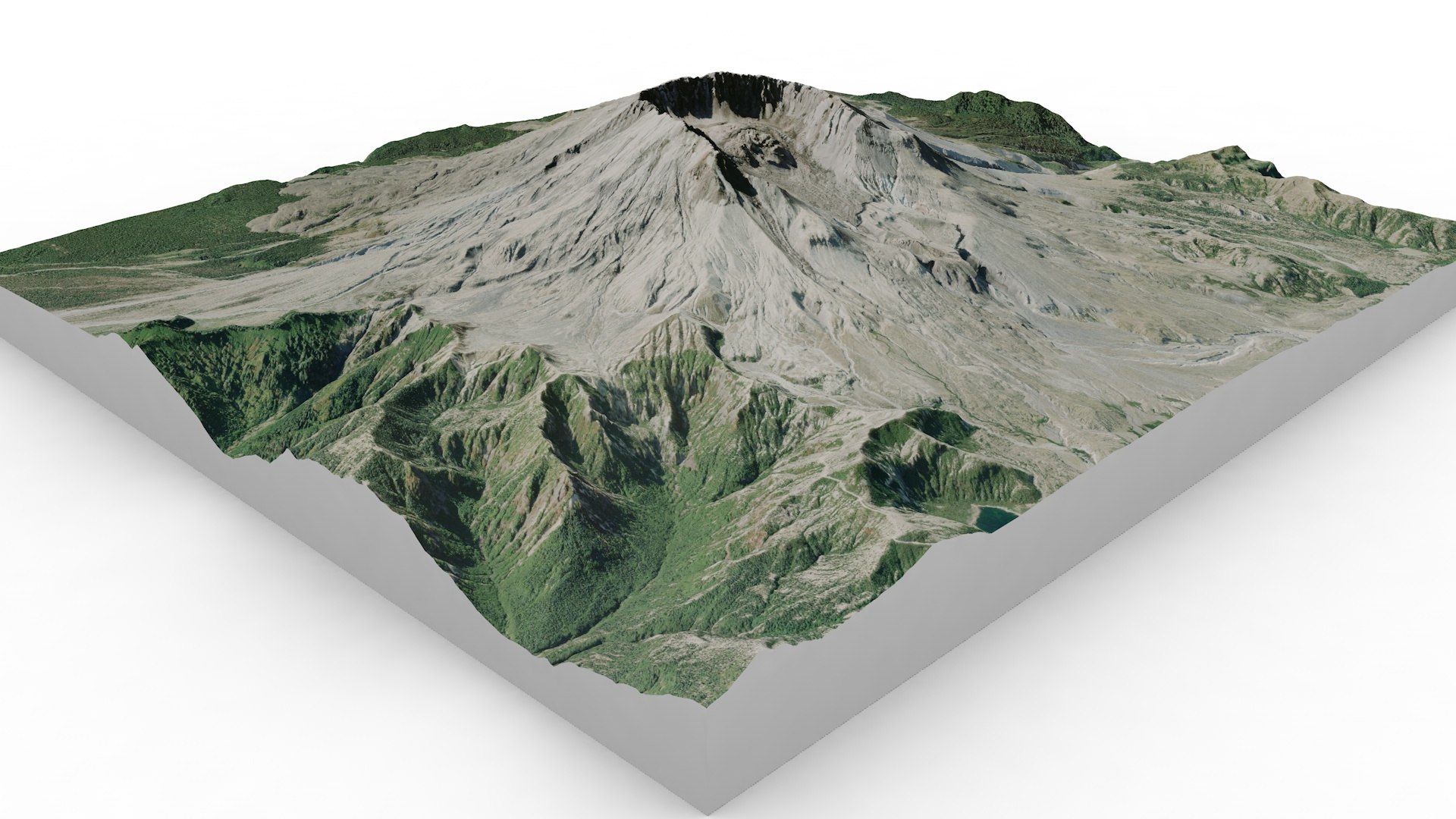 Mount St Helens 3D Model - TurboSquid 2060989