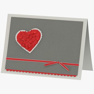 valentines card 02 standing model
