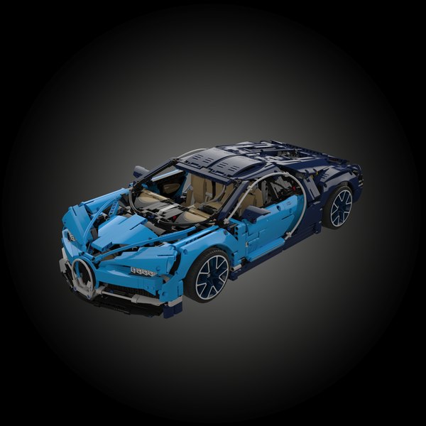 3D Lego 42083 - Bugatti Chiron - TurboSquid 1877531