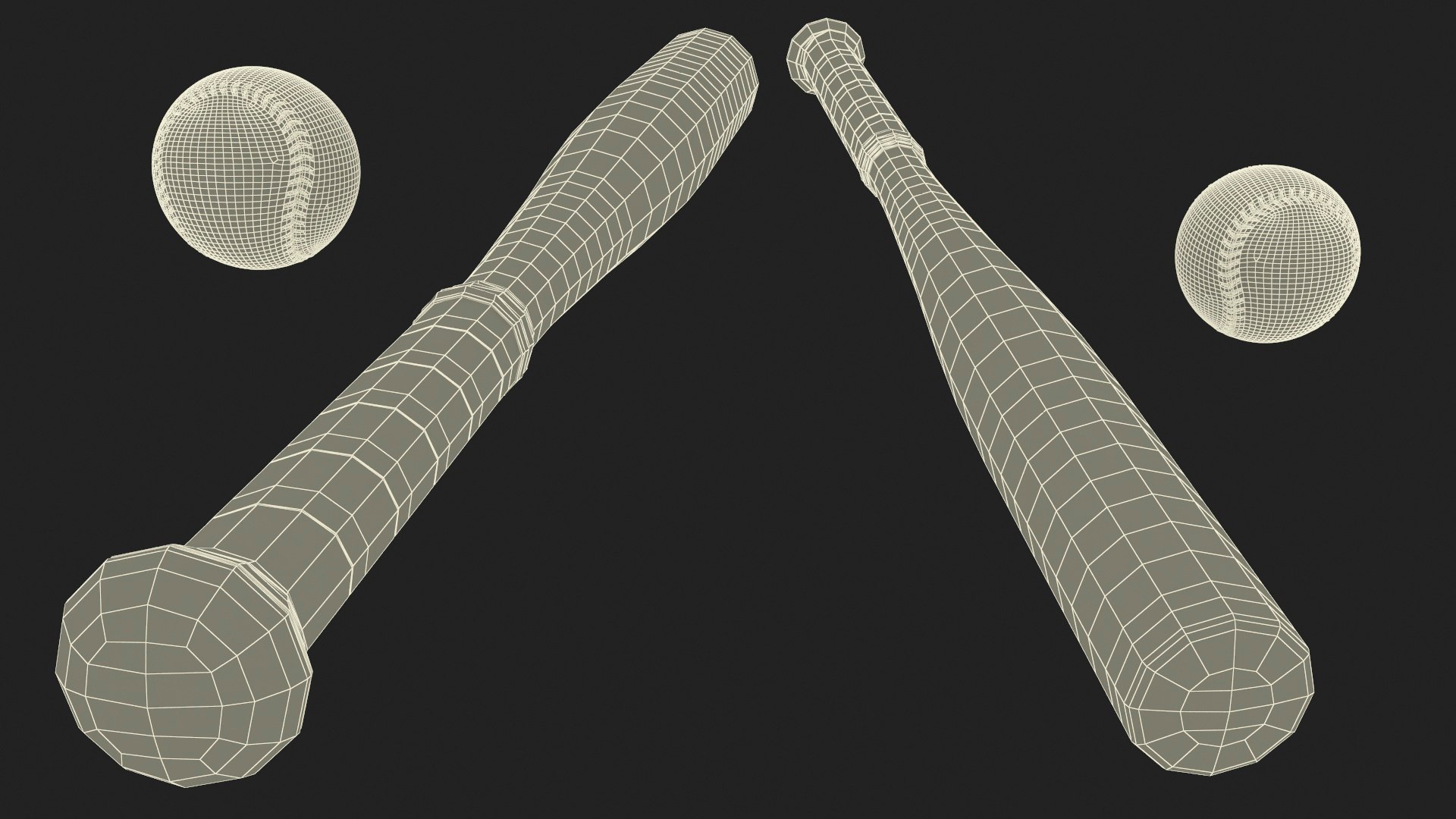 Aluminium Baseball Bat and Ball 3D - TurboSquid 2149894