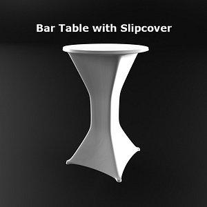 bar table slipcover 3ds