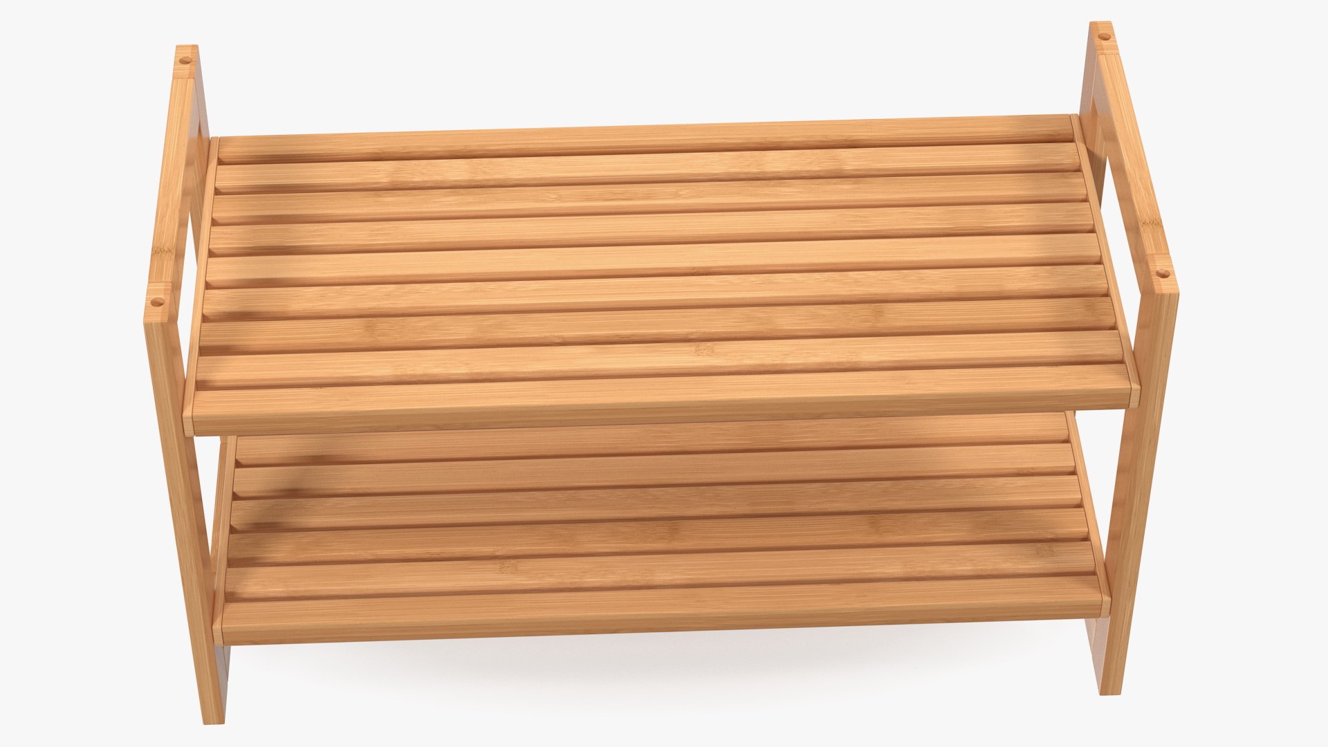 Wooden stackable shoe rack 3D model - TurboSquid 1521117