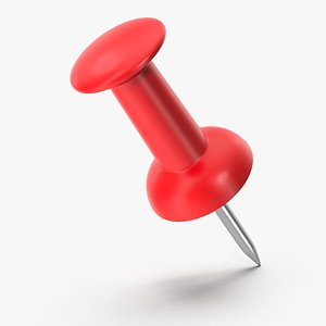 push pin 3D model