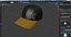 Cap Cotton Yellow Black Your Logo