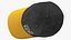 Cap Cotton Yellow Black Your Logo