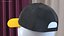 Cap Cotton Yellow Black Your Logo