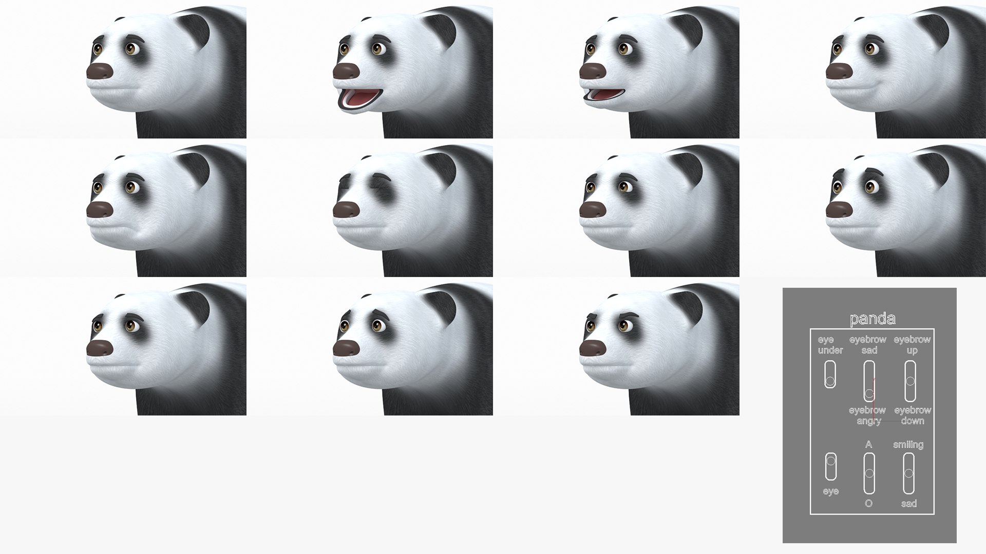 Panda 3D Model - TurboSquid 2165439