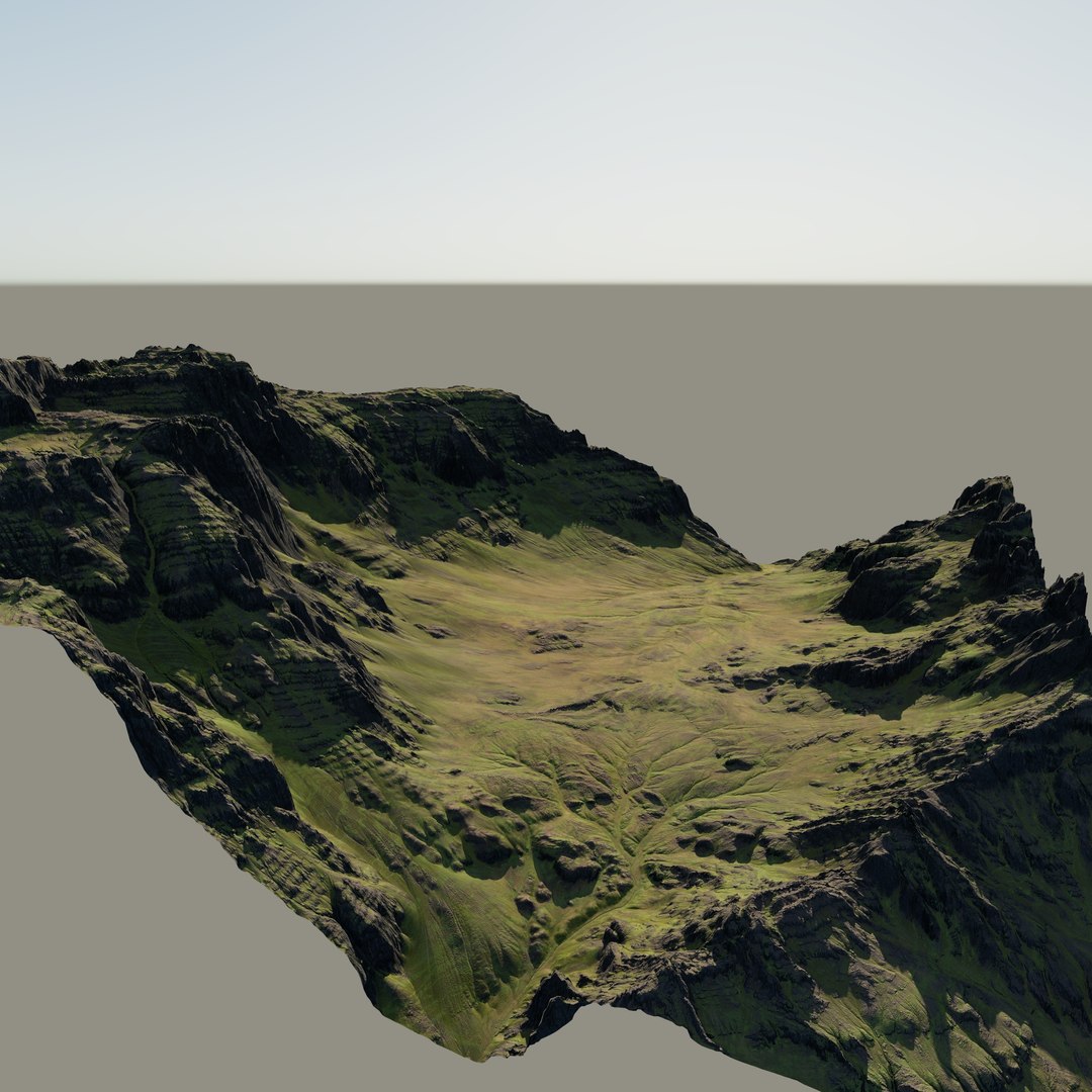 3D model Icelandic Terrain - TurboSquid 1984411