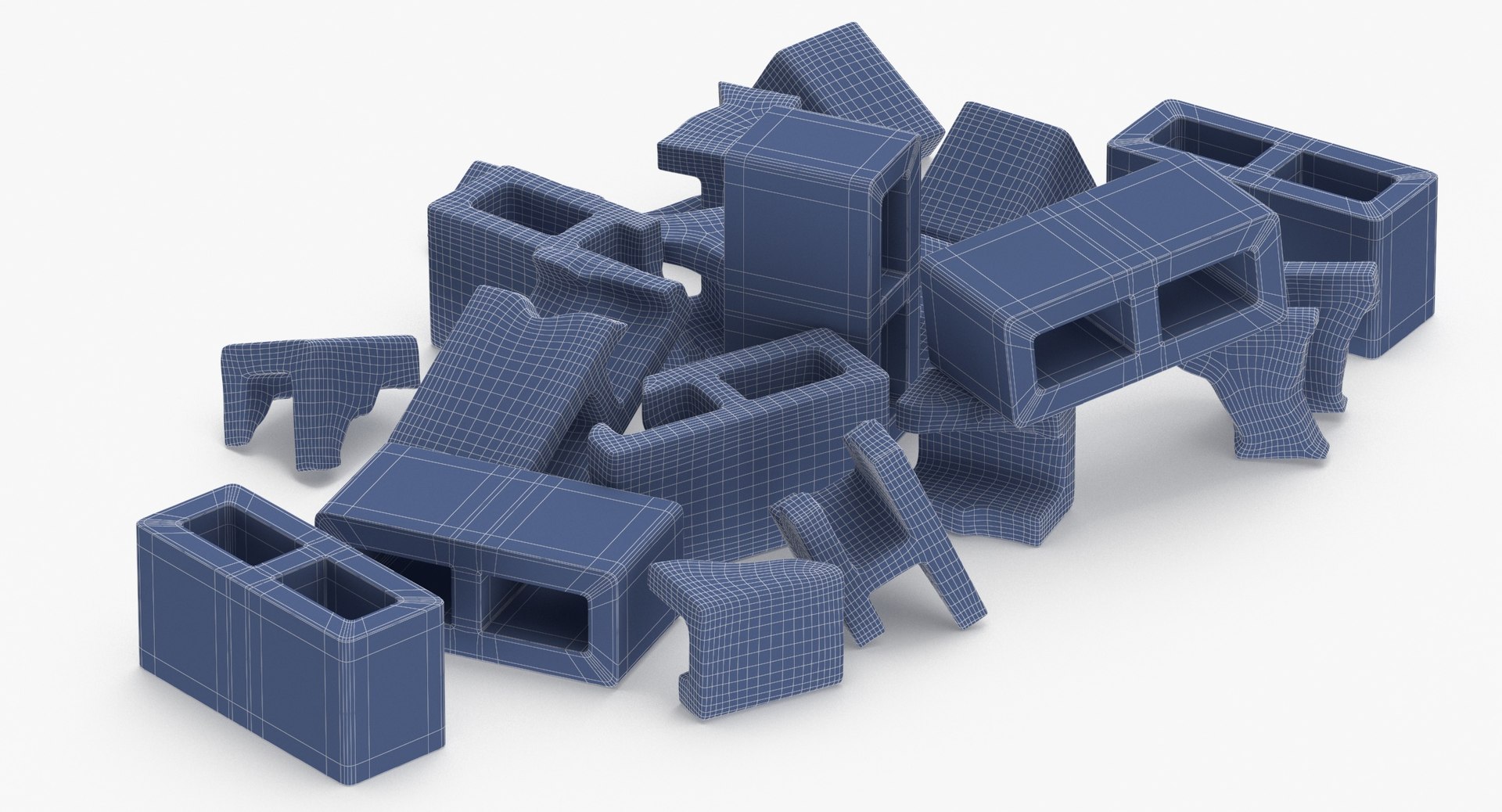 Free STL file Free Mini Cinder Blocks 🆓・3D print design to