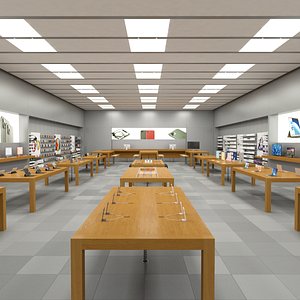 Apple Store 3D model