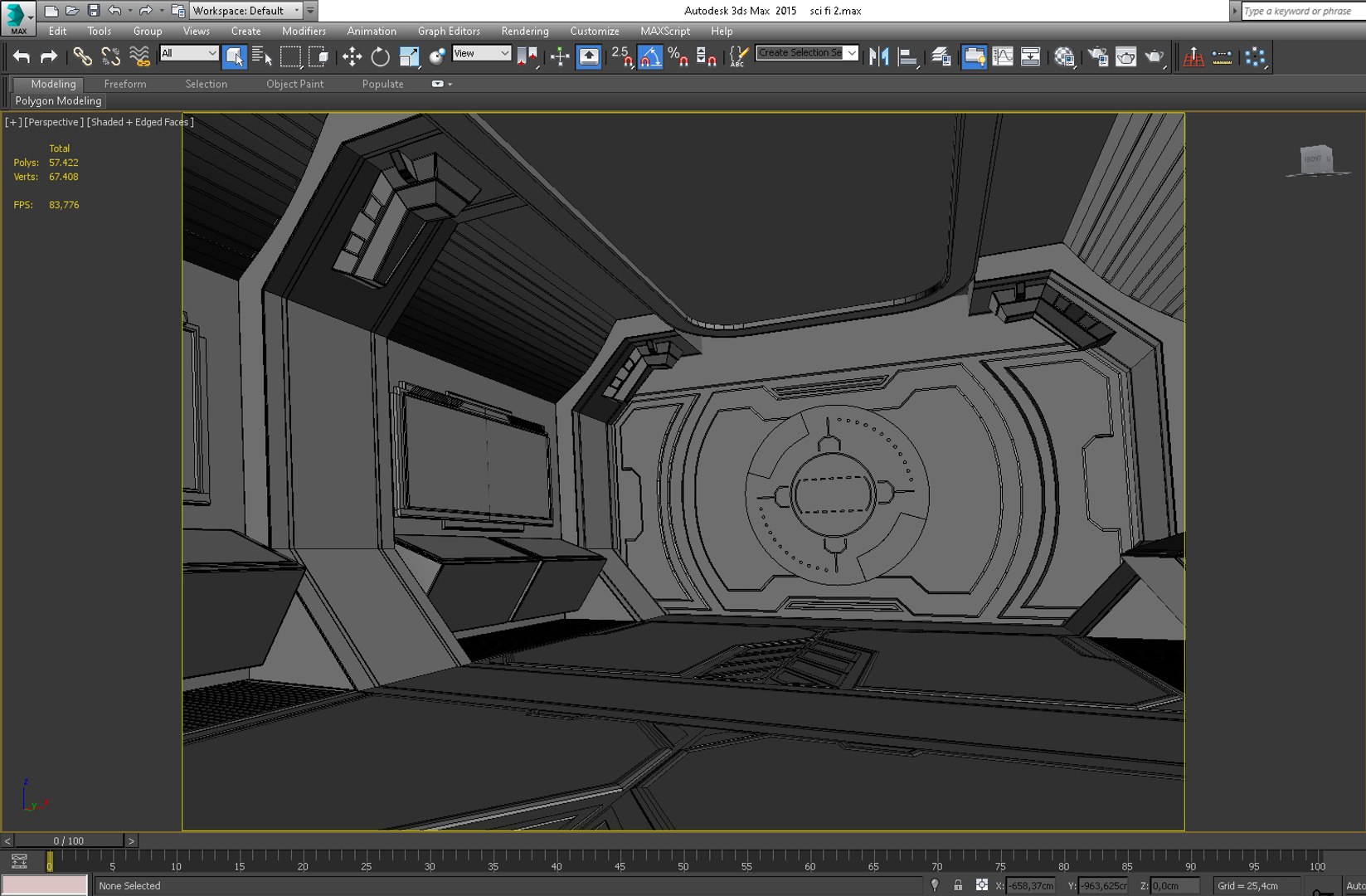 Interior Sci Fi Scene 3D Model - TurboSquid 1567491