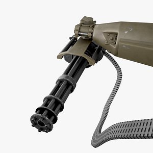 3D Machine Gun M134 Ver 2