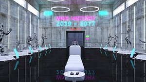 3D model Cyberpunk Museum