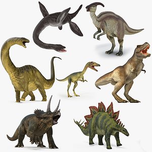 Dinosaurs Rigged Collection 2 for Maya