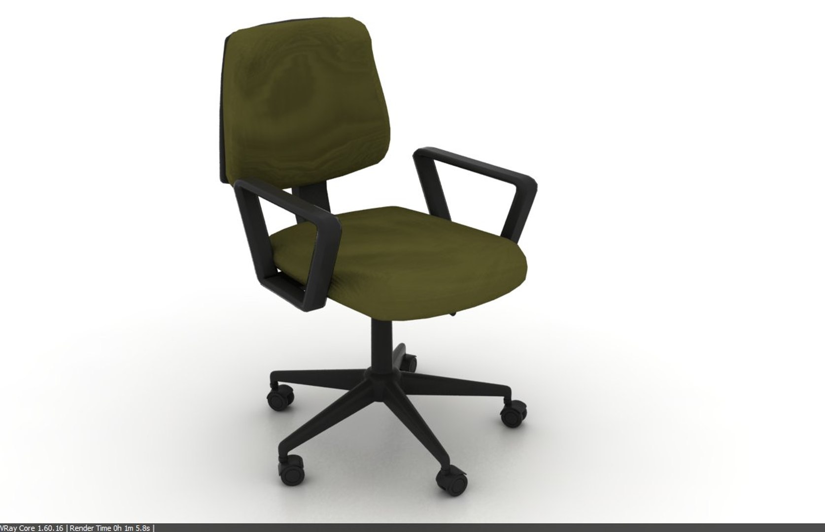 Receptionist Desk Chair Office 3d Model