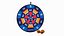 canaveral velcro dartboard set 3D model