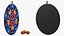 canaveral velcro dartboard set 3D model