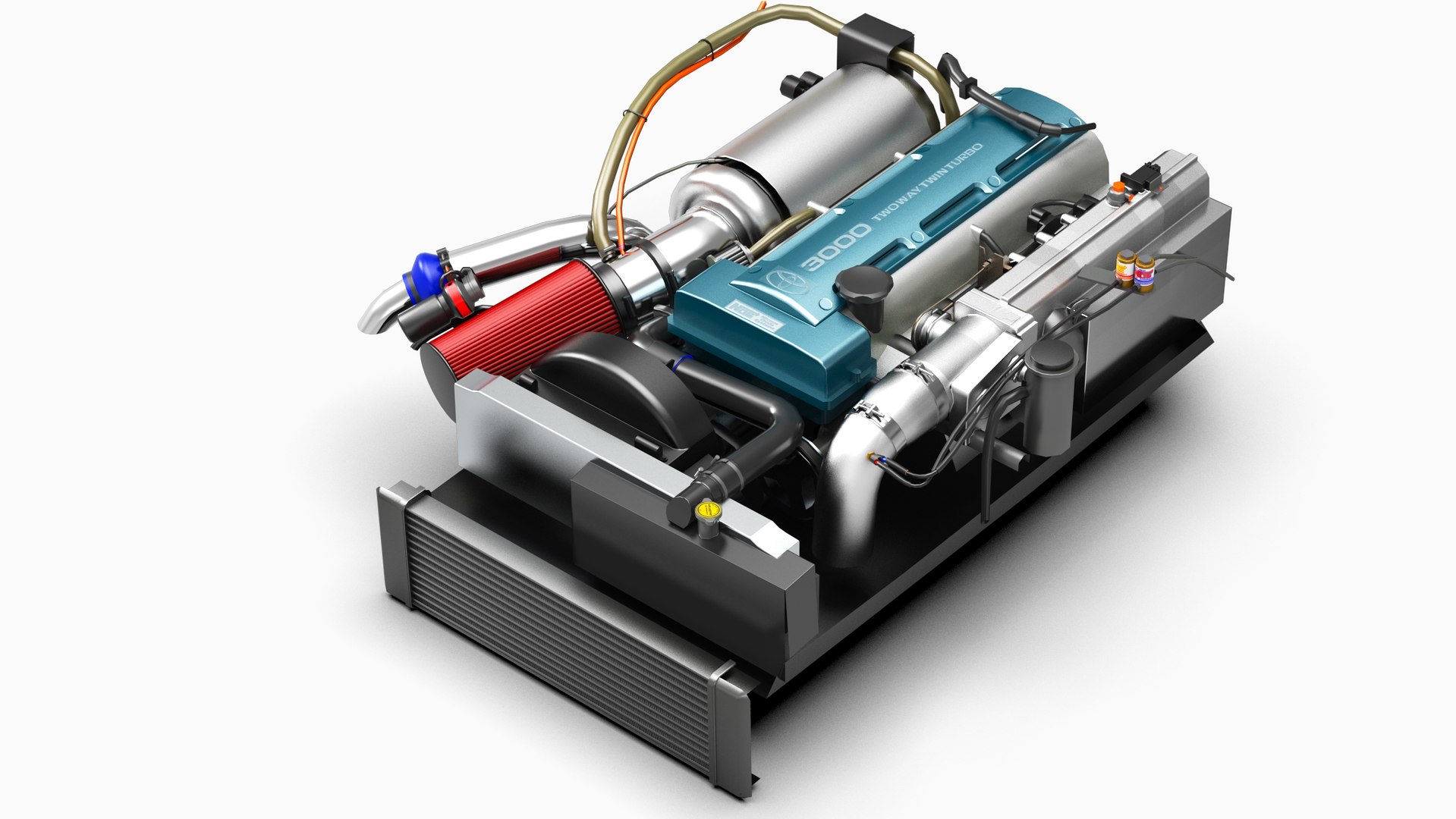 Toyota 2JZGTE VVTi 3D Model - TurboSquid 2307178