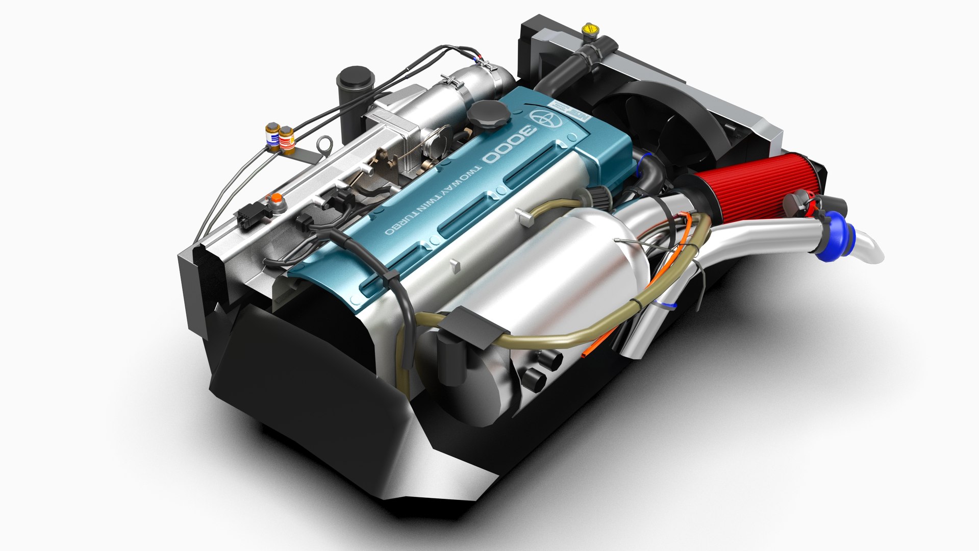 Toyota 2JZGTE VVTi 3D Model - TurboSquid 2307178