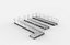 Straight Modular Ramp 3D model 3D model